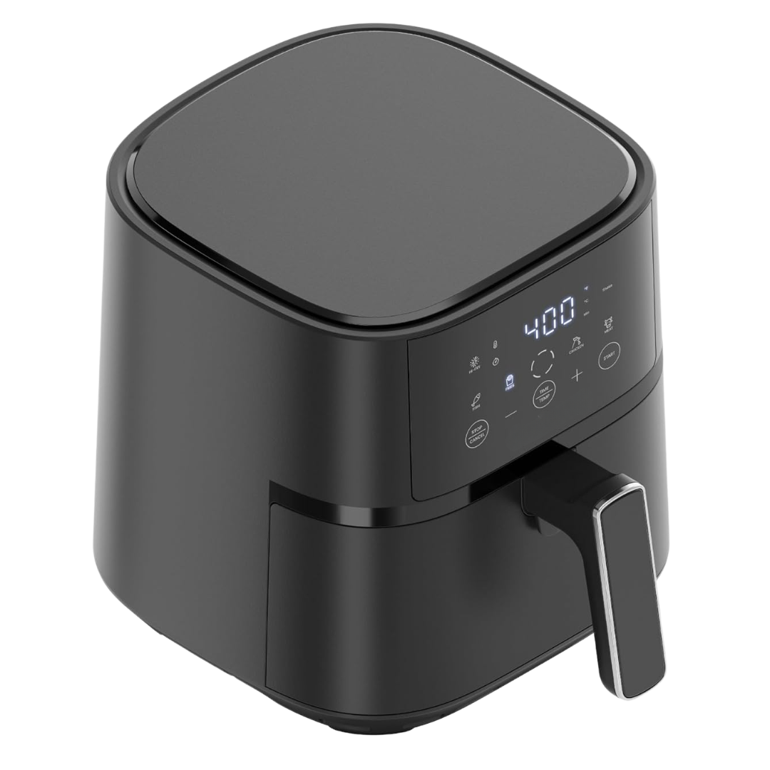 Compact 4QT Air Fryer with Hi-Fry Technology & Touchscreen Controls