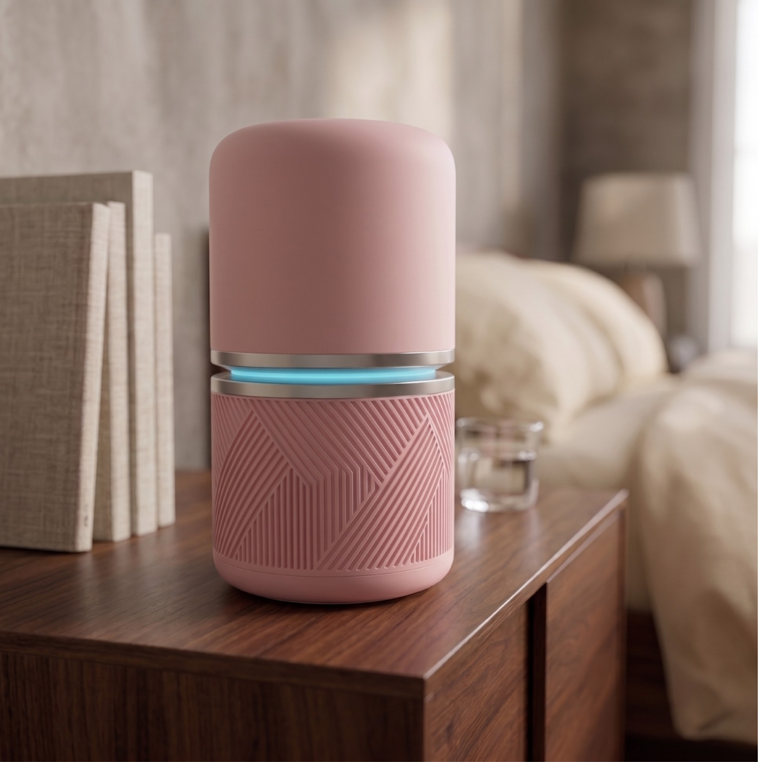Compact HEPA Air Purifier 376 ft² with Timer and 3 Speeds Settings