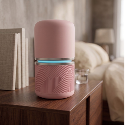Compact HEPA Air Purifier 376 ft² with Timer and 3 Speeds Settings