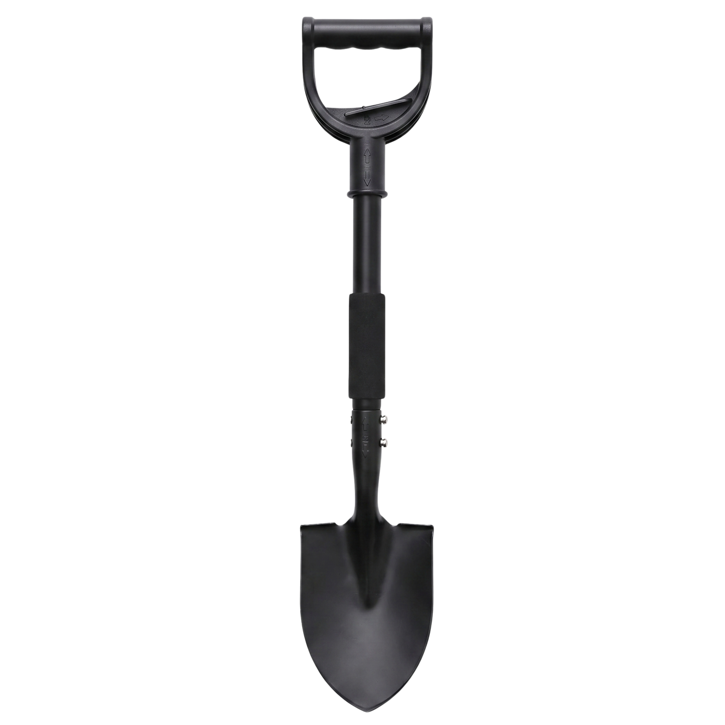 Compact Metal Digging Shovel for Garden, Camping, and Yard Work