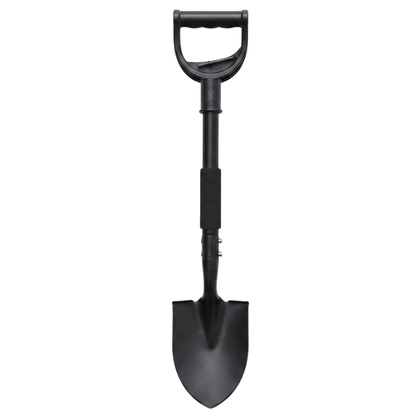 Compact Metal Digging Shovel for Garden, Camping, and Yard Work