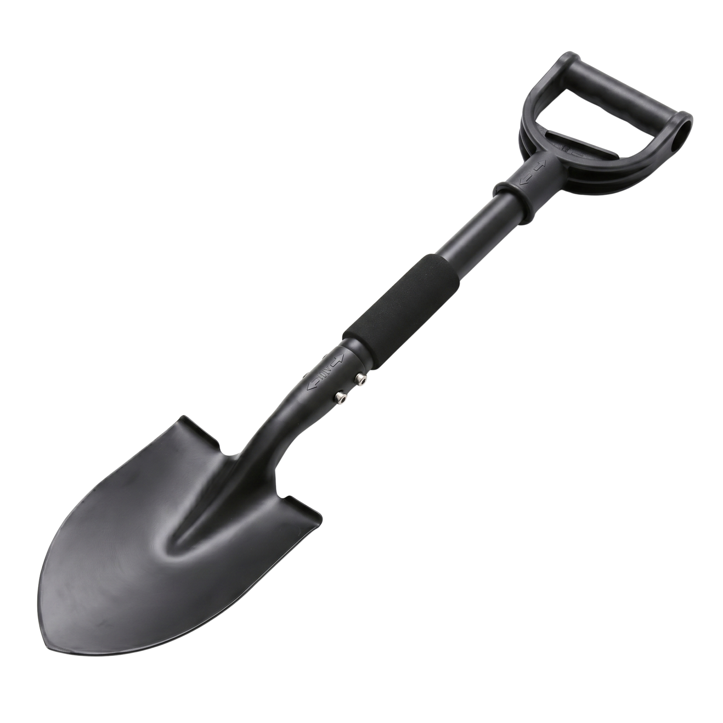 Compact Metal Digging Shovel for Garden, Camping, and Yard Work