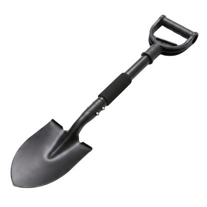 Compact Metal Digging Shovel for Garden, Camping, and Yard Work