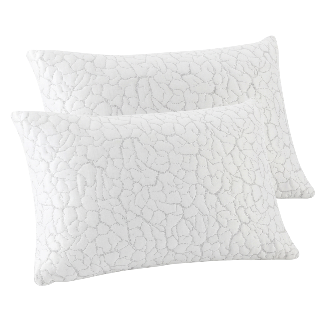 Cooling Adjustable Pillows with Shredded Foam Fill and Cover