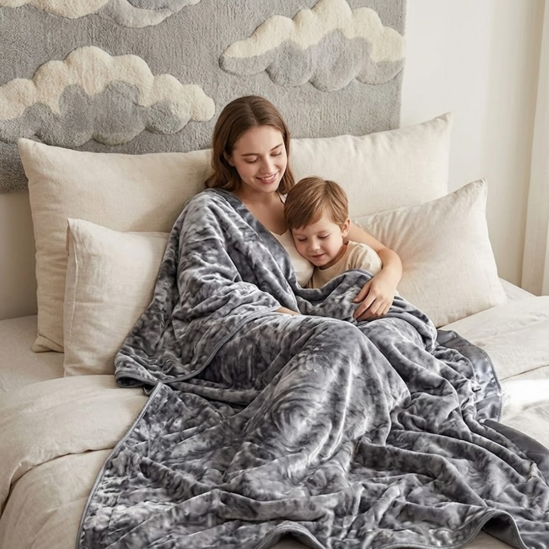 Cooling Nylon Dual Sided Blanket with Breathable Lined Design
