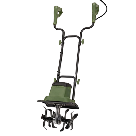 Corded AC Garden Tiller Cultivator 10.5 Amp Soil Rotating System