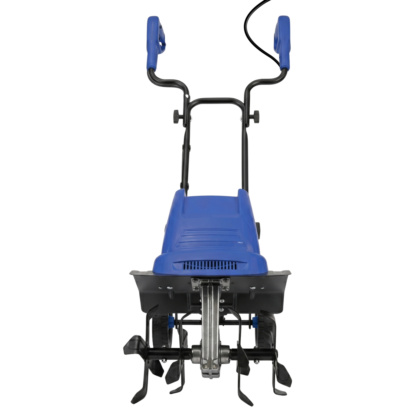 Corded Electric Garden Rototiller Soil Cultivation Steel Blade Tool