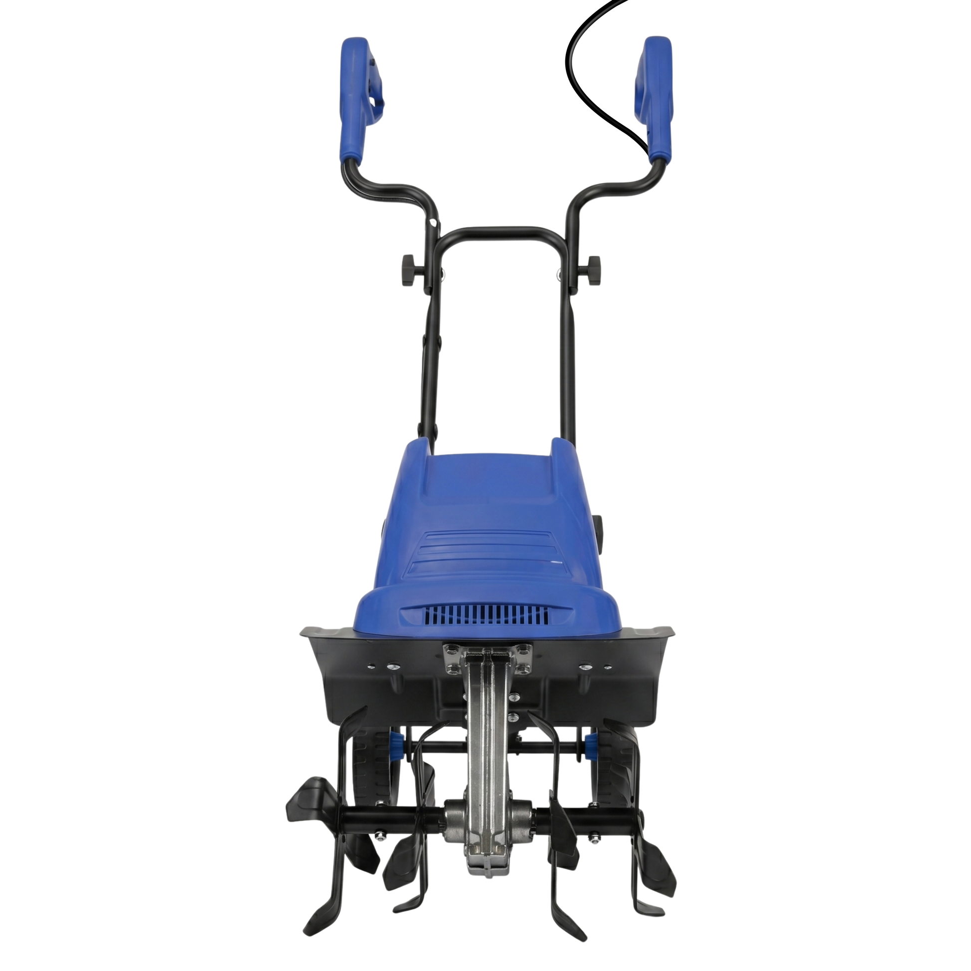 Corded Electric Garden Rototiller Soil Cultivation Steel Blade Tool