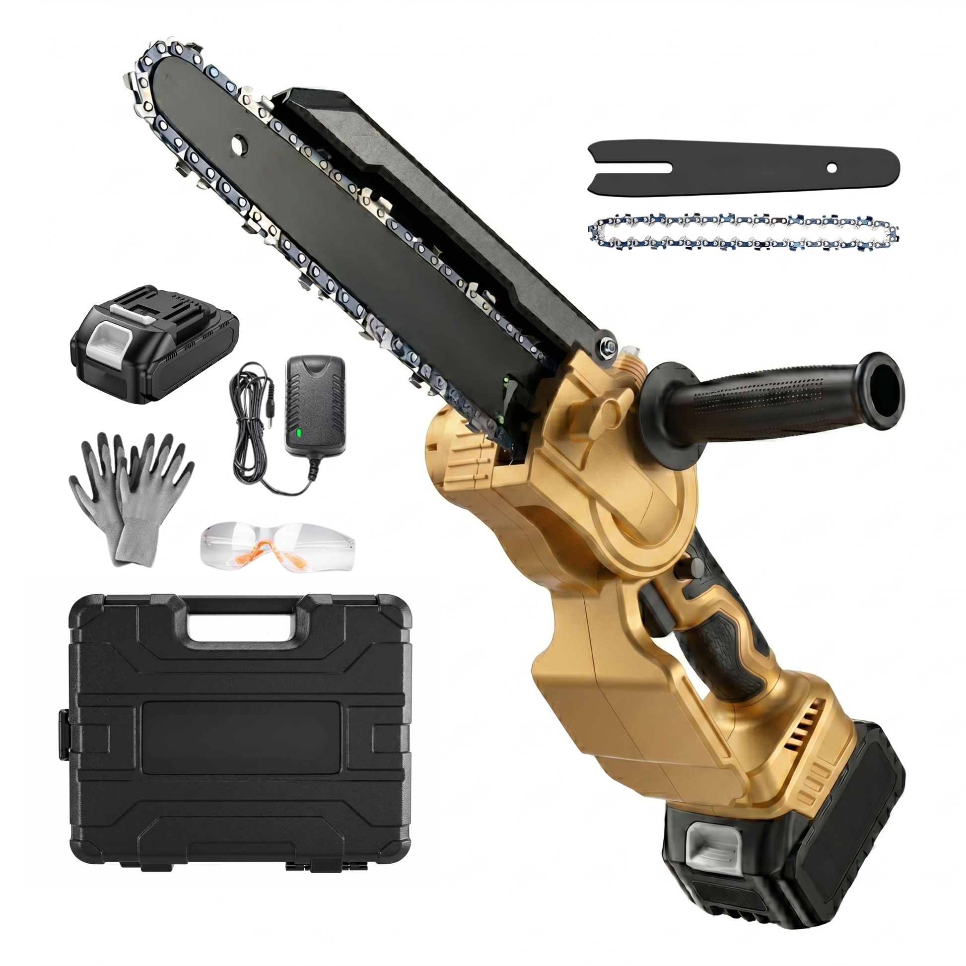 Cordless Battery Mini Chainsaw Chain Speed 32 ft/s Cutting System