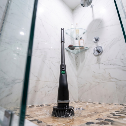Cordless Electric Spin Scrubber with 7 Heads and Extendable Handle