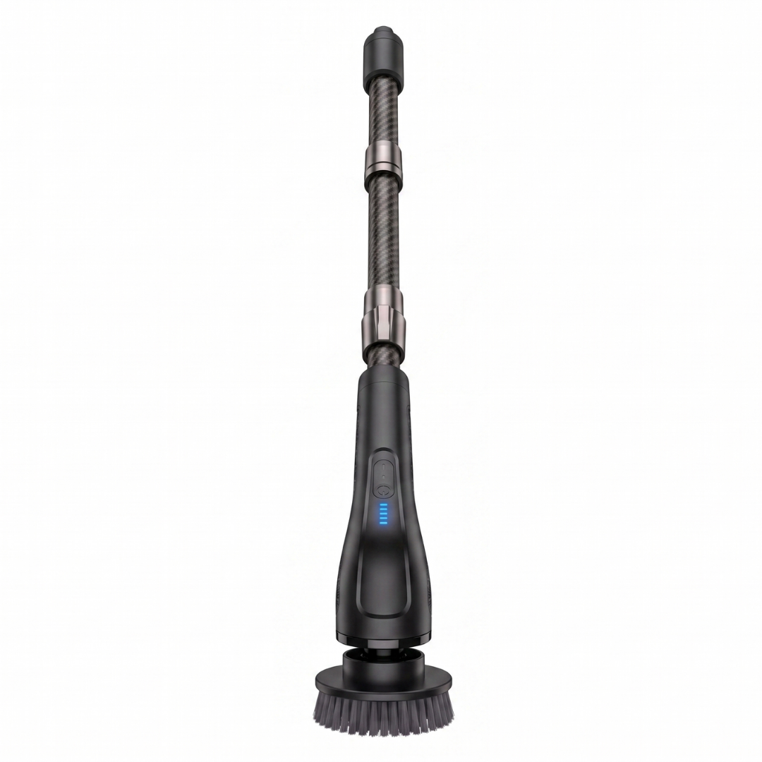 Cordless Electric Spin Scrubber with Interchangeable Heads, Extendable