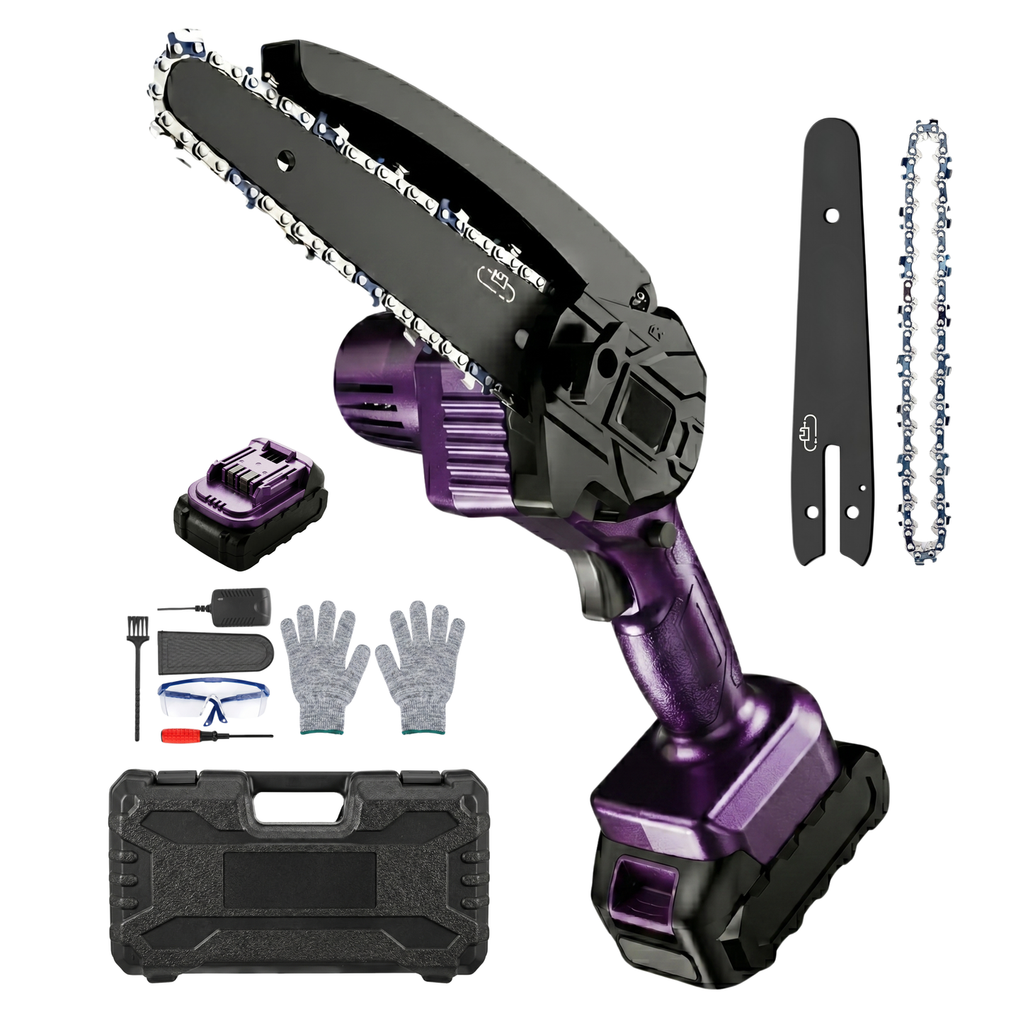 Cordless Mini Chainsaw Battery Powered Automatic Oil Feed System