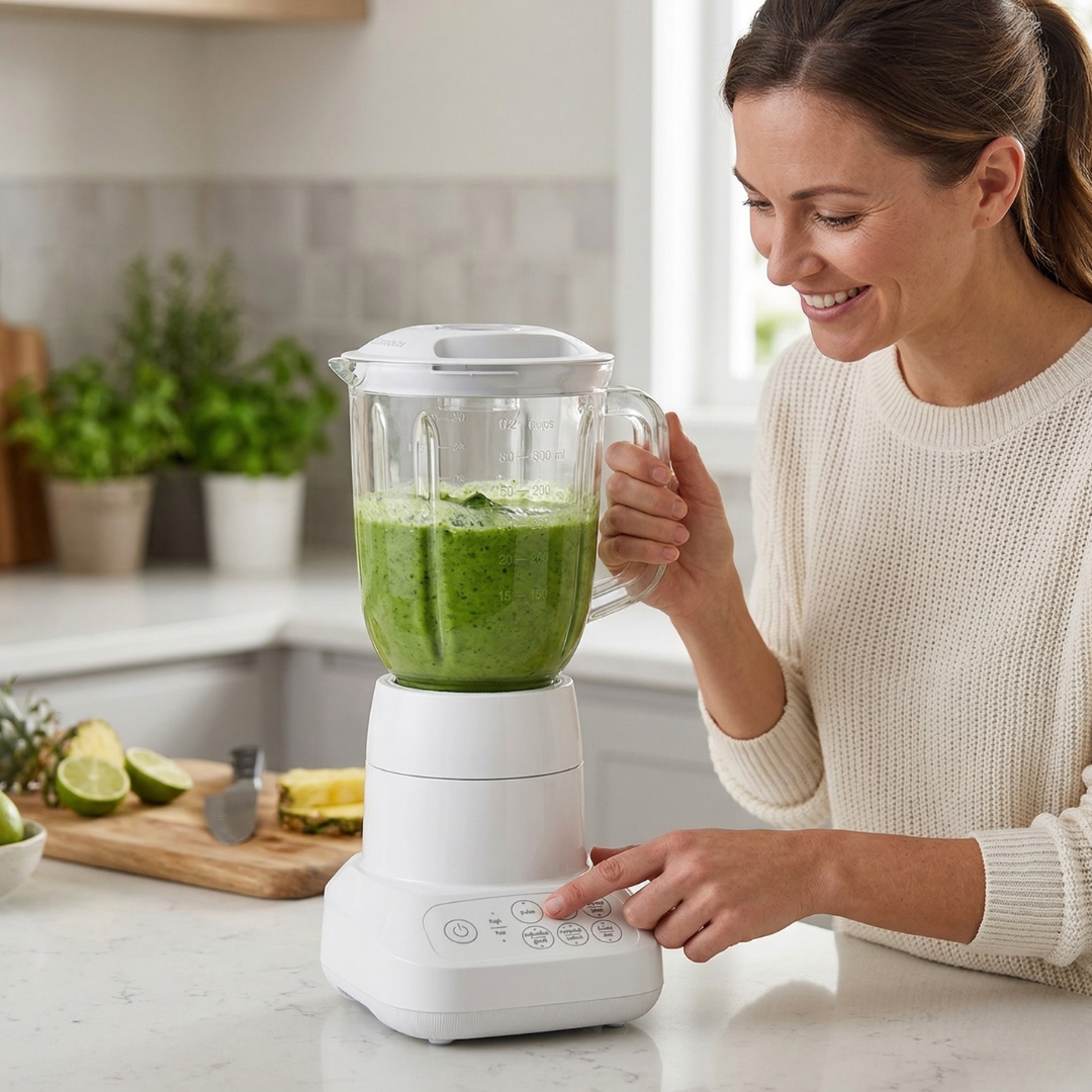Countertop Blender 10-Speed 48oz Pitcher, Dishwasher Compatible