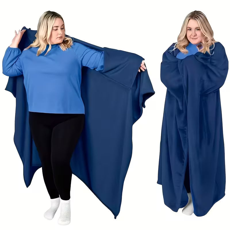 Cloud Wearable Blanket-Huggleo-Blue-
