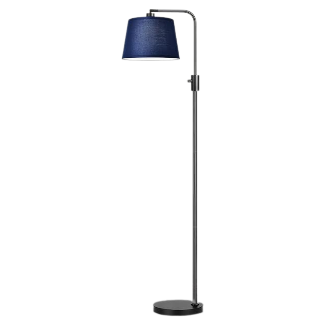 Dimmable Arc Floor Lamp with Different Shades, LED Bulb Included