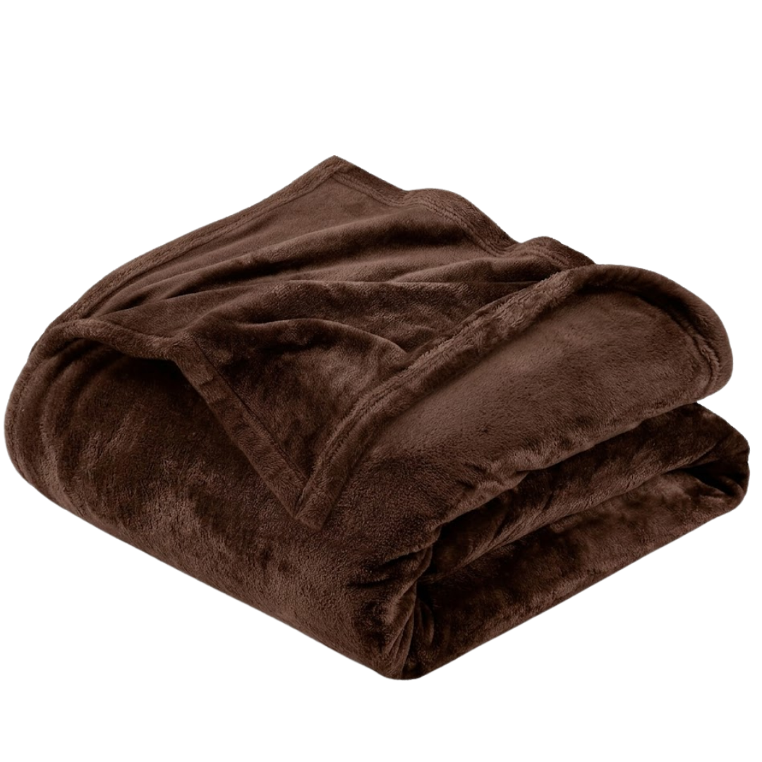 Double-Sided Flannel Fleece Breathable Blanket for All Season Use