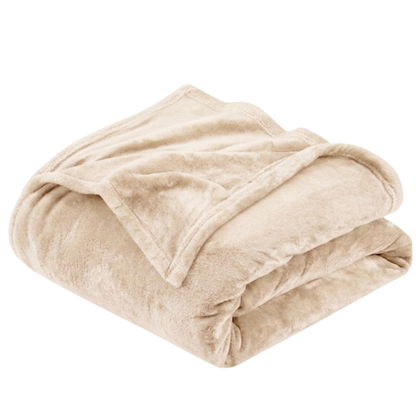 Double-Sided Flannel Fleece Breathable Blanket for All Season Use