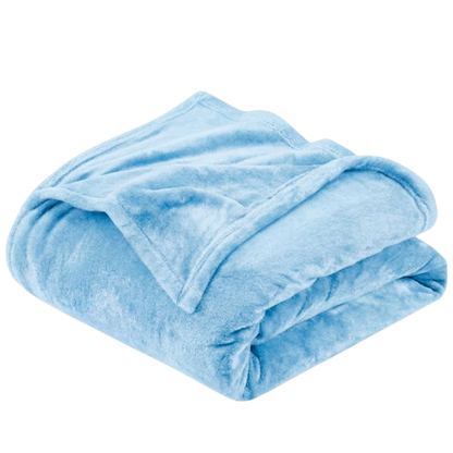 Double-Sided Flannel Fleece Breathable Blanket for All Season Use