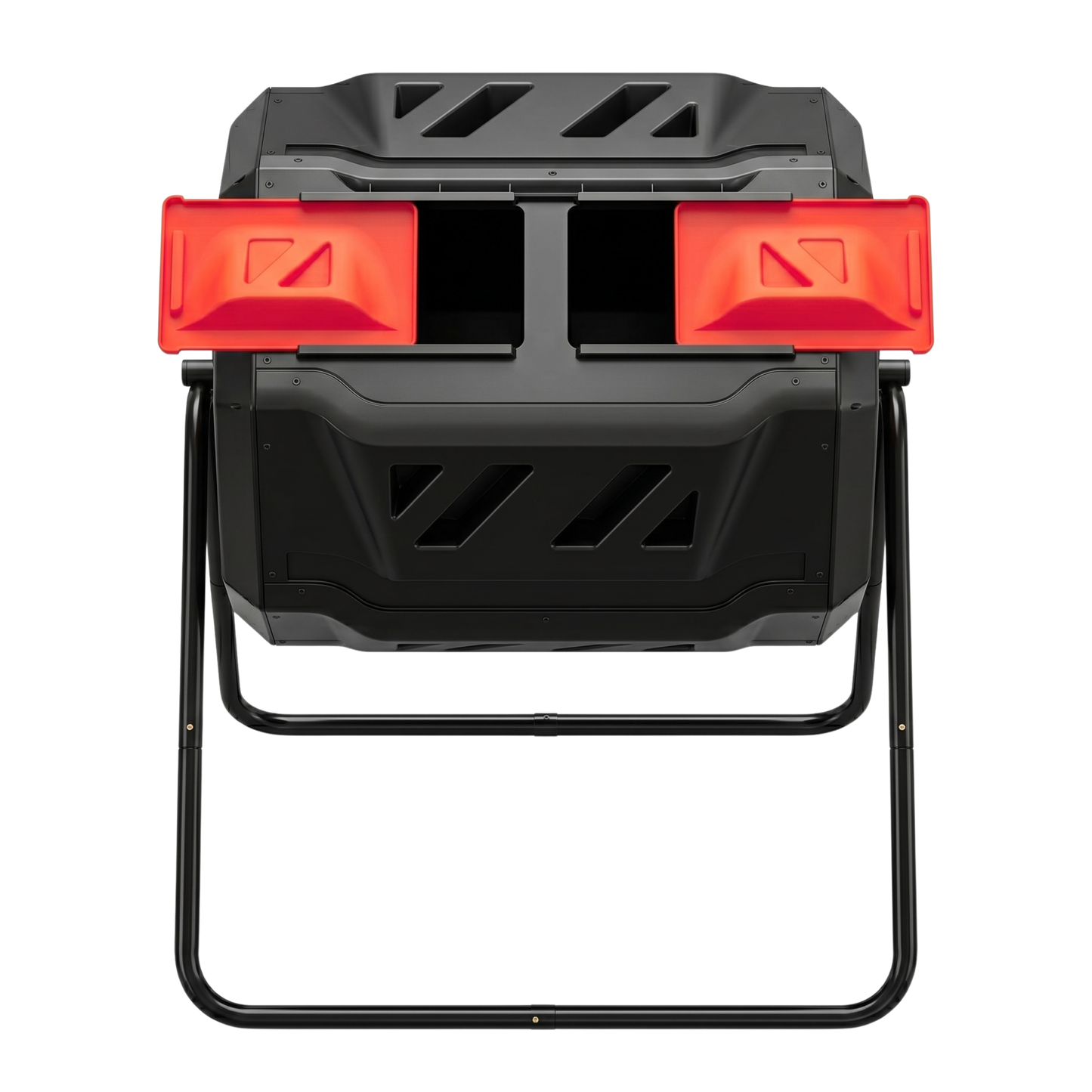 Dual Chamber Compost Bin 160L Rotating Octagonal Compost Tumbler