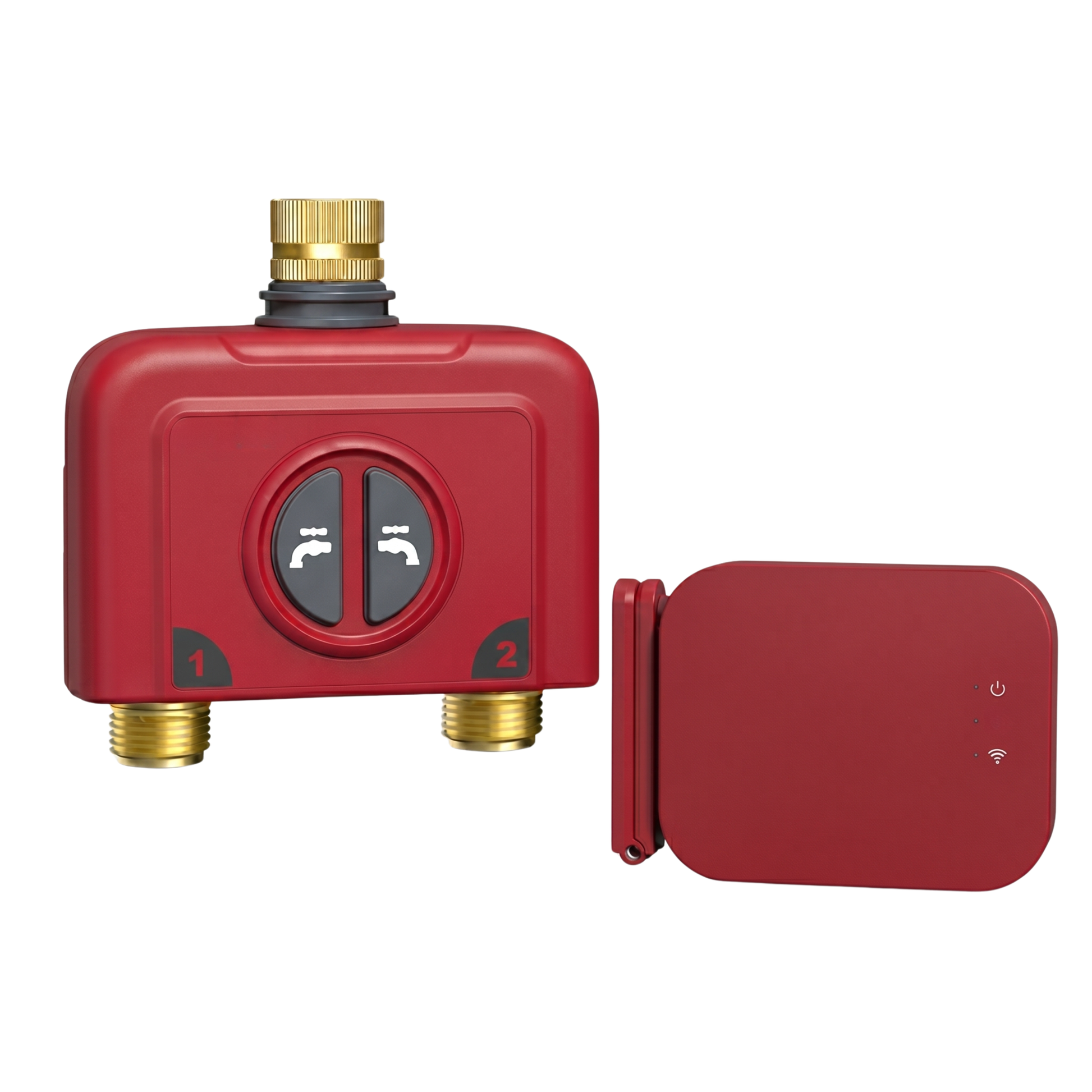 Dual Zone Hose Timer Controller with Ethernet Gateway Valve System