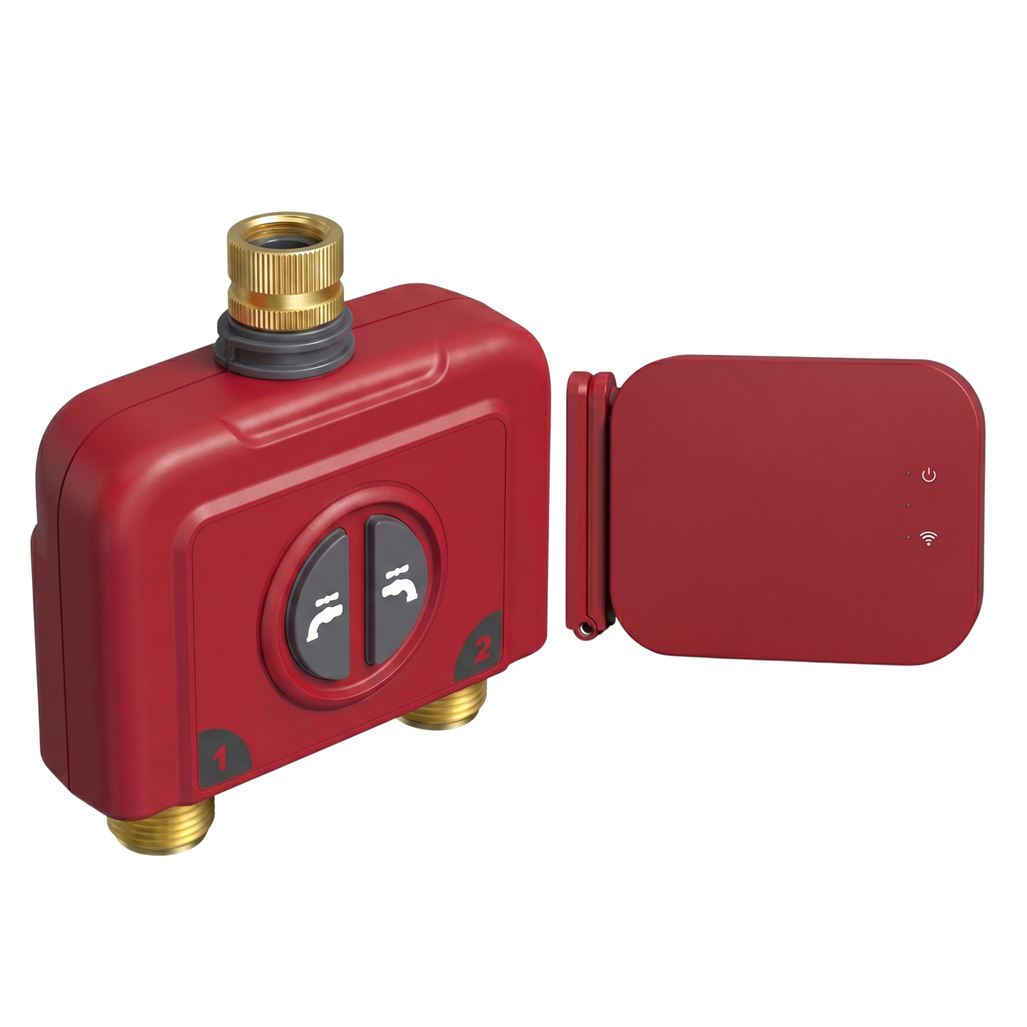 Dual Zone Hose Timer Controller with Ethernet Gateway Valve System