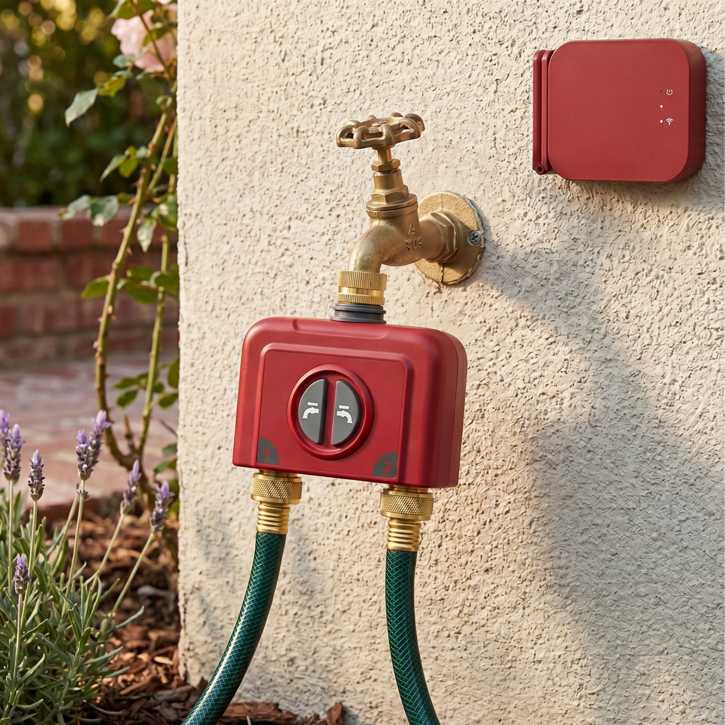 Dual Zone Hose Timer Controller with Ethernet Gateway Valve System