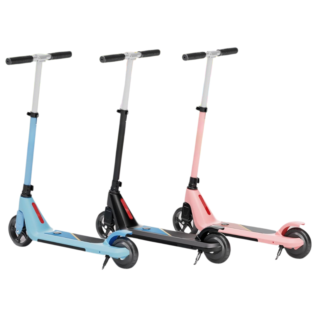 Electric Scooter for Kids 6–10 with LED Wheels & Adjustable Speed