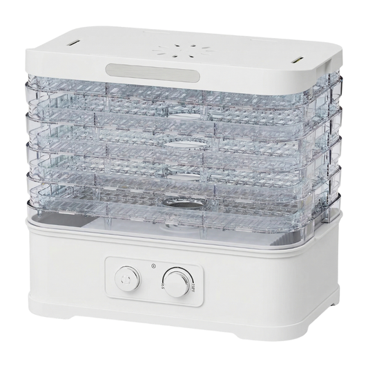 Five-Tray Food Dehydrator 250W with Temperature Control Timer
