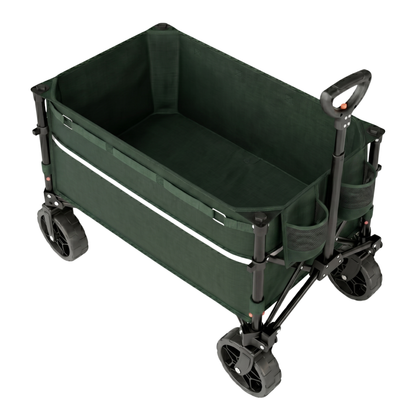 Folding Wagon Cart 260 lb Capacity with Wheels for Cargo Transport