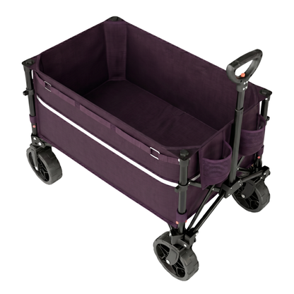 Folding Wagon Cart 260 lb Capacity with Wheels for Cargo Transport