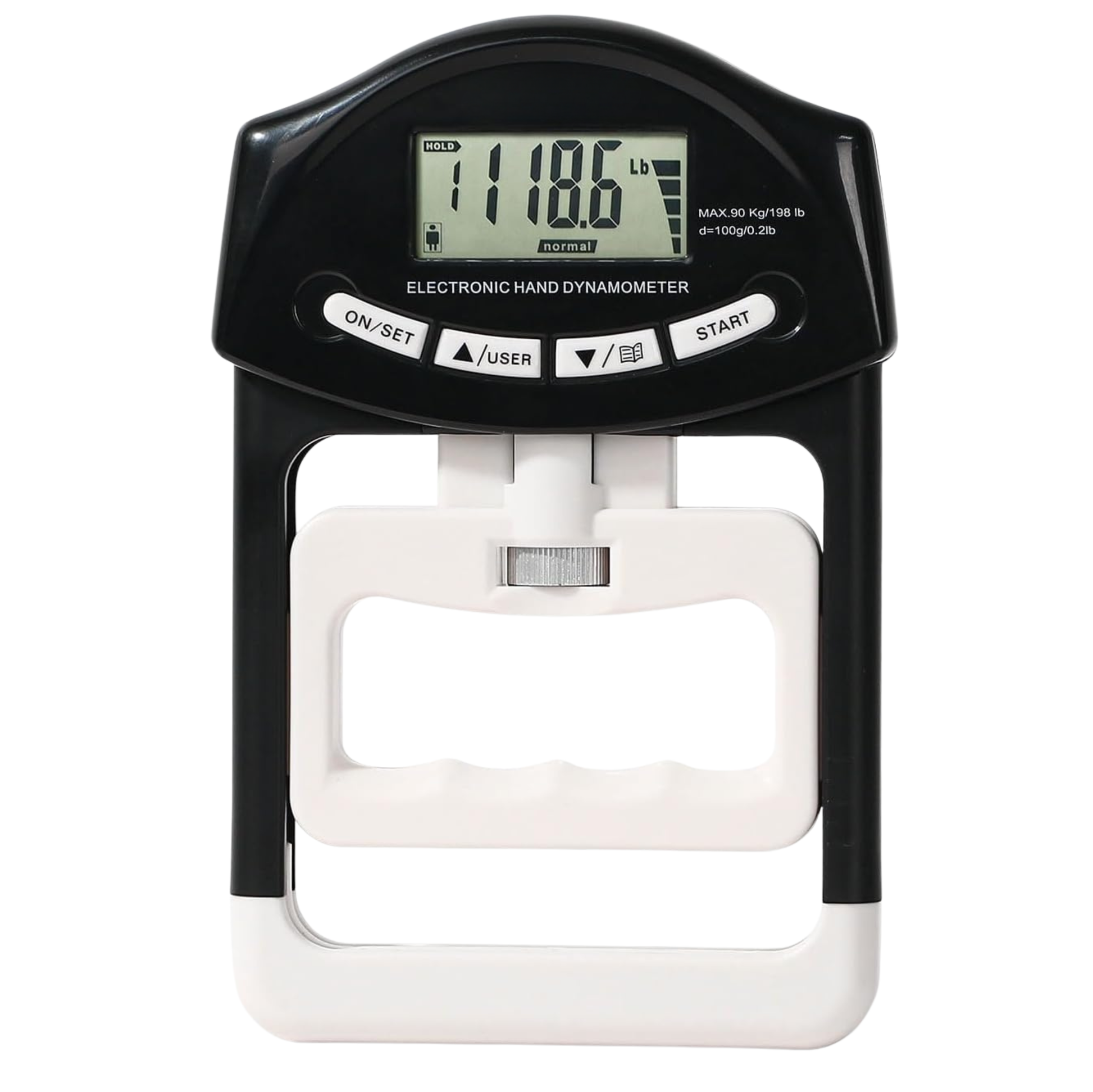 Grip Strength Dynamometer with Digital LCD Measurement Display