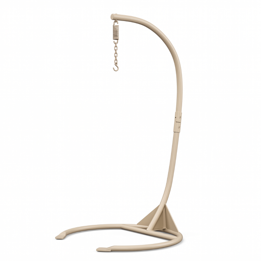 Hammock Chair Stand with 300 lb Capacity C-Shape Steel Frame