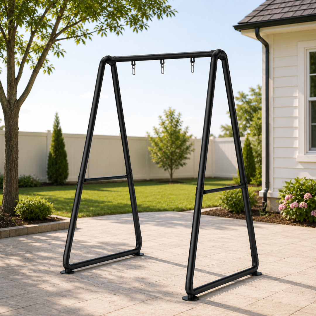 Heavy Duty Steel Hammock Chair Stand 300 lb Capacity A Frame
