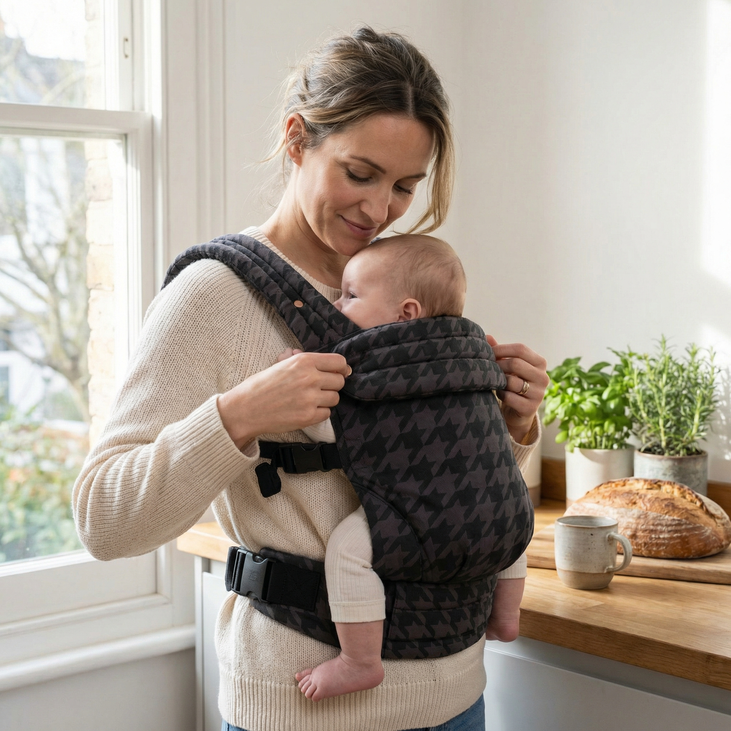 Harbor Checkered Baby Carrier