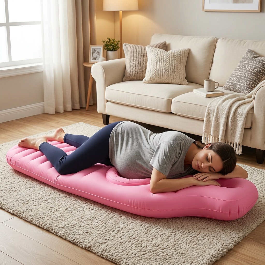 Nest Inflatable Body Pillow-Huggleo-