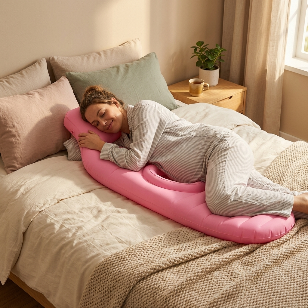 Nest Inflatable Body Pillow-Huggleo-