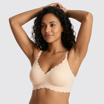 Cloud Seamless Nursing Bra-Huggleo-Light Pink-S