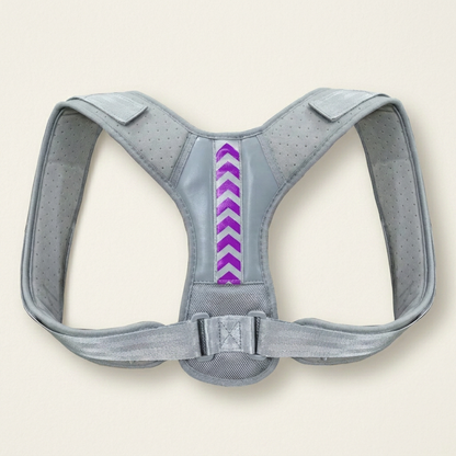 Steady Posture Brace-Huggleo-Grey Purple-S 20-40kg