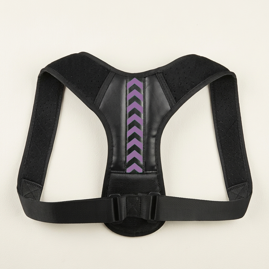Steady Posture Brace-Huggleo-Black Purple-S 20-40kg
