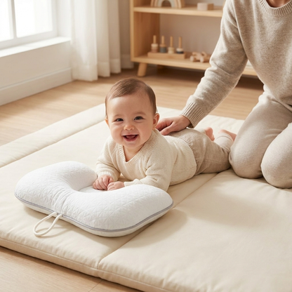 Twinkle Star Baby Support Cushion supervised tummy time lifestyle