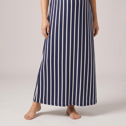Sunday Nursing Striped Midi Dress