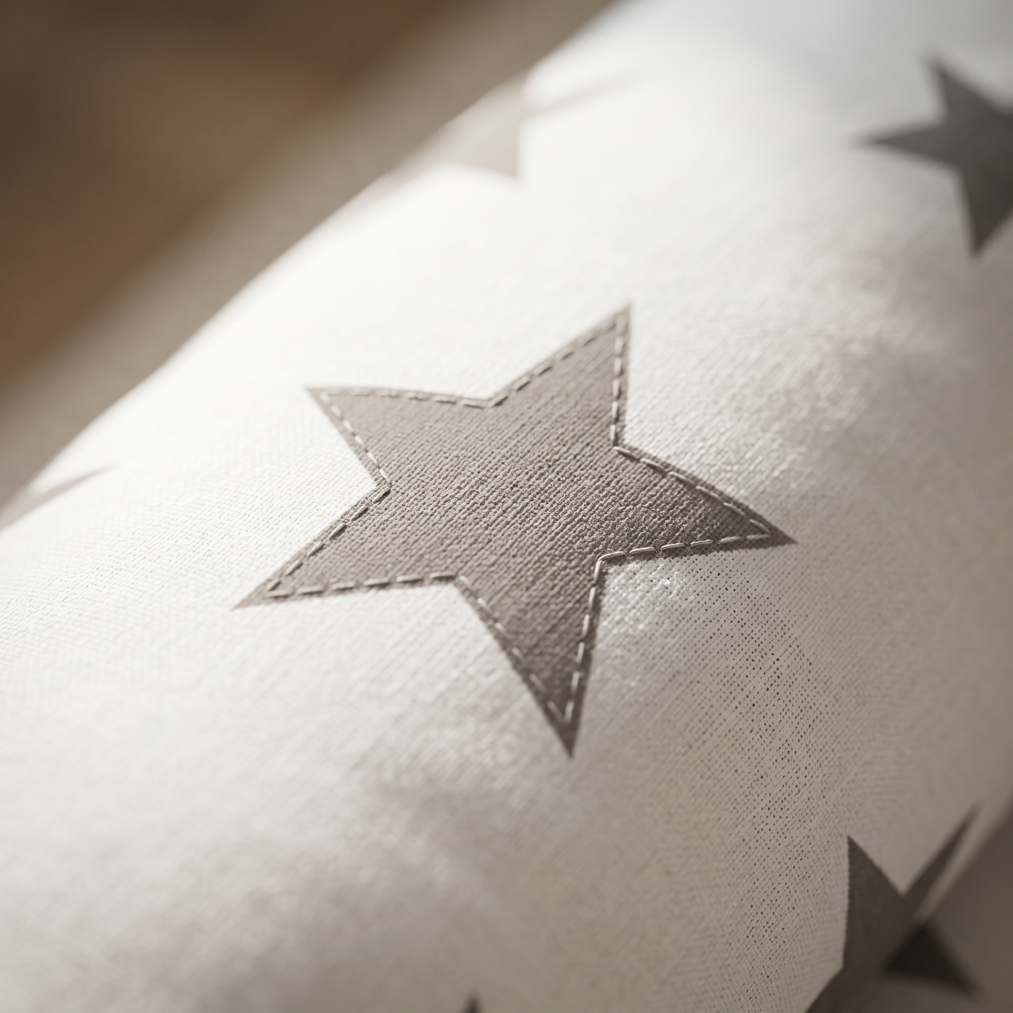 Haven baby support nest, stars, fabric detail