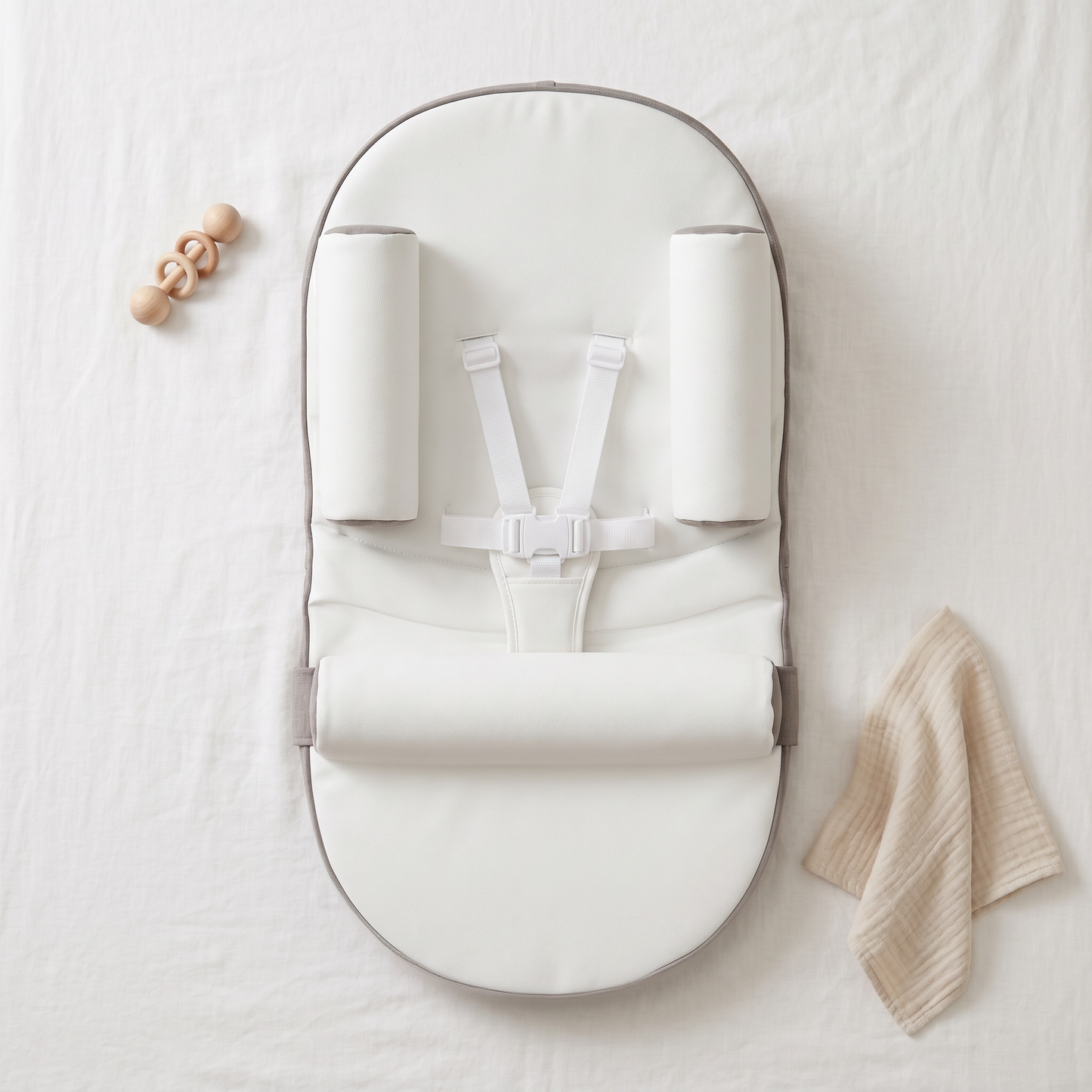 Nestle baby lounger, gray, product photo