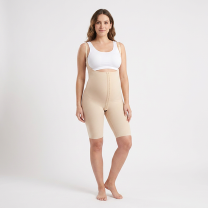 Cradle Compression Girdle in black, full front