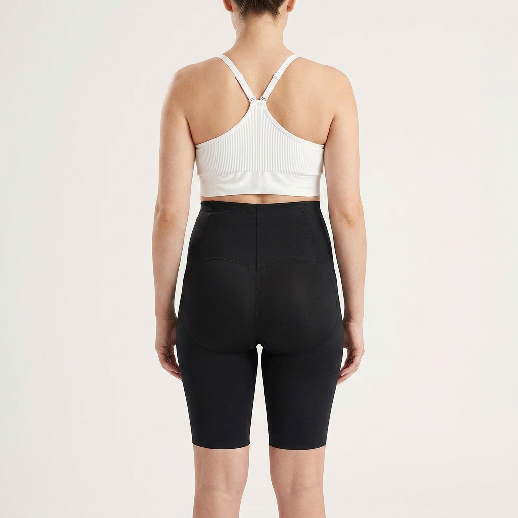 Cradle Compression Girdle black, back view