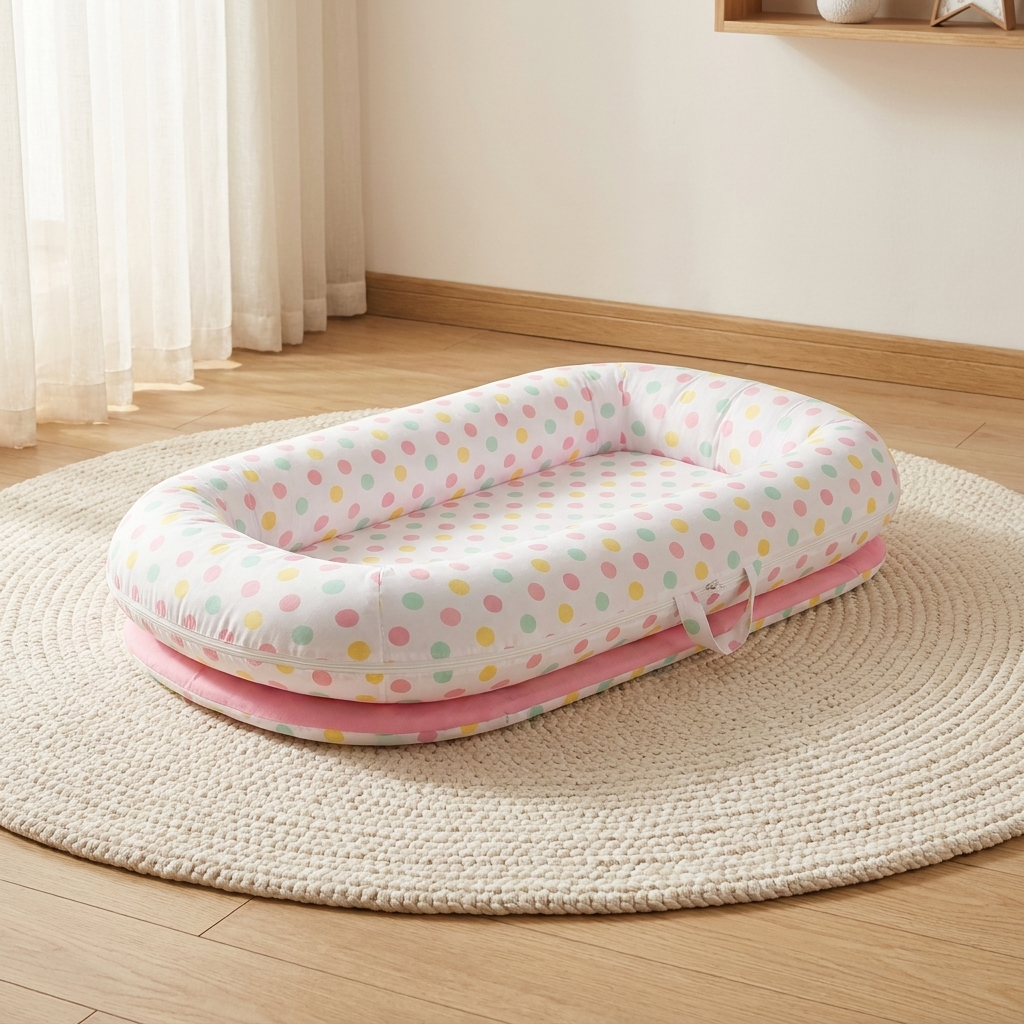 Nestle Newborn Support Cushion – three-quarter angle