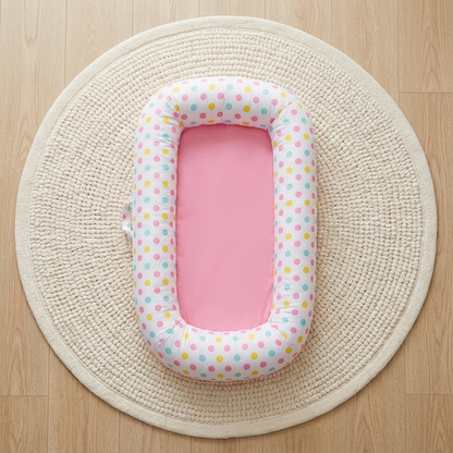 Nestle Newborn Support Cushion – top-down flat-lay