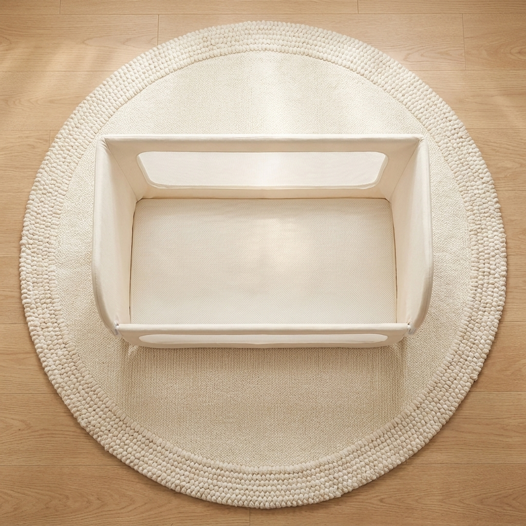 Haven Toddler Bed Guard Rail – top-down flat-lay