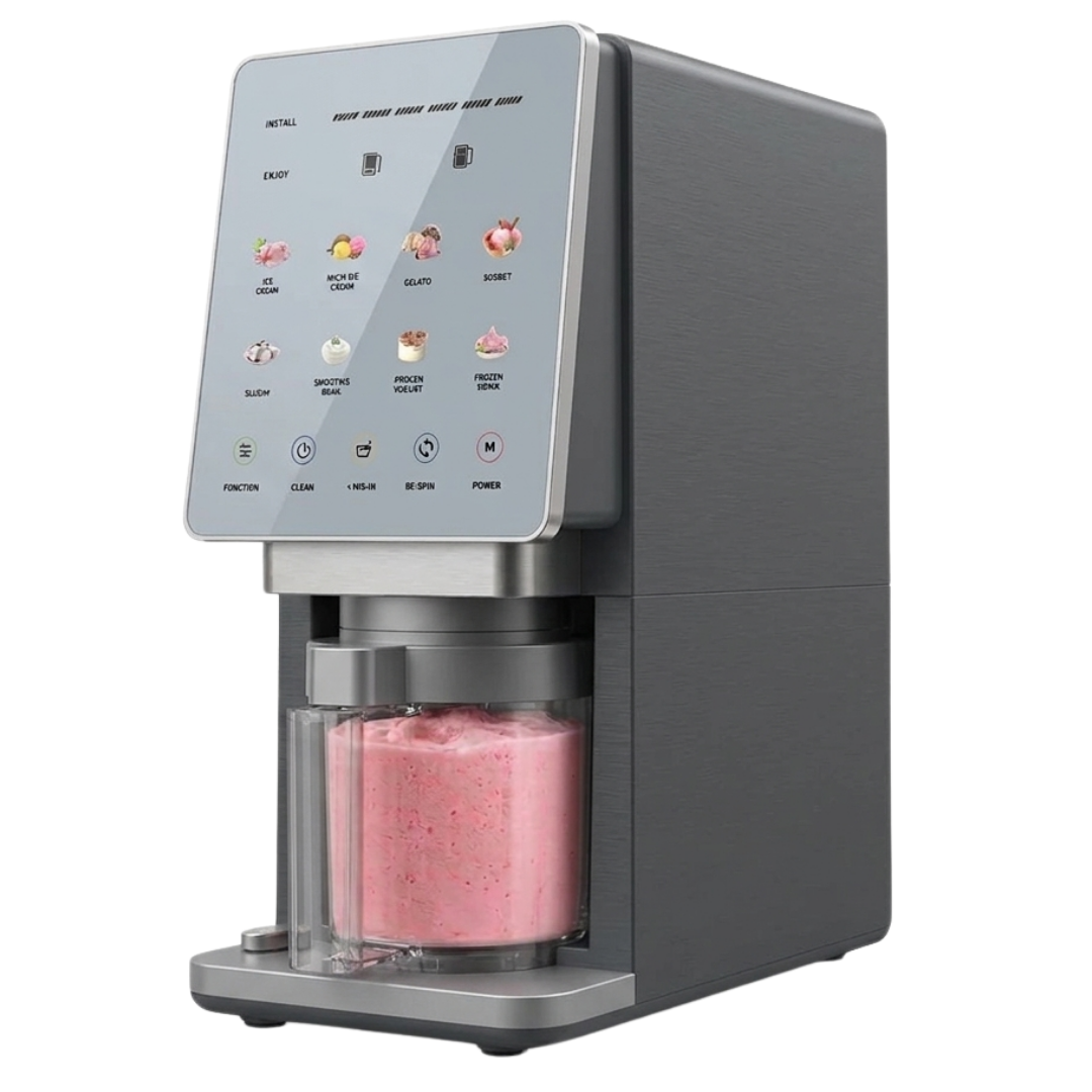 Ice Cream Maker with 20oz Pint and 10 Preset Programs Dessert Machine