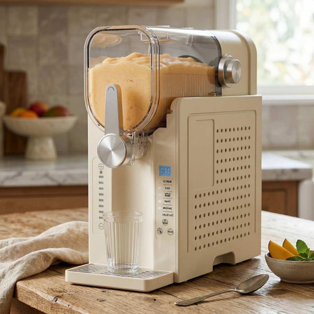 Ice-Free Slushie Machine 68oz with 6 Presets and LED Display